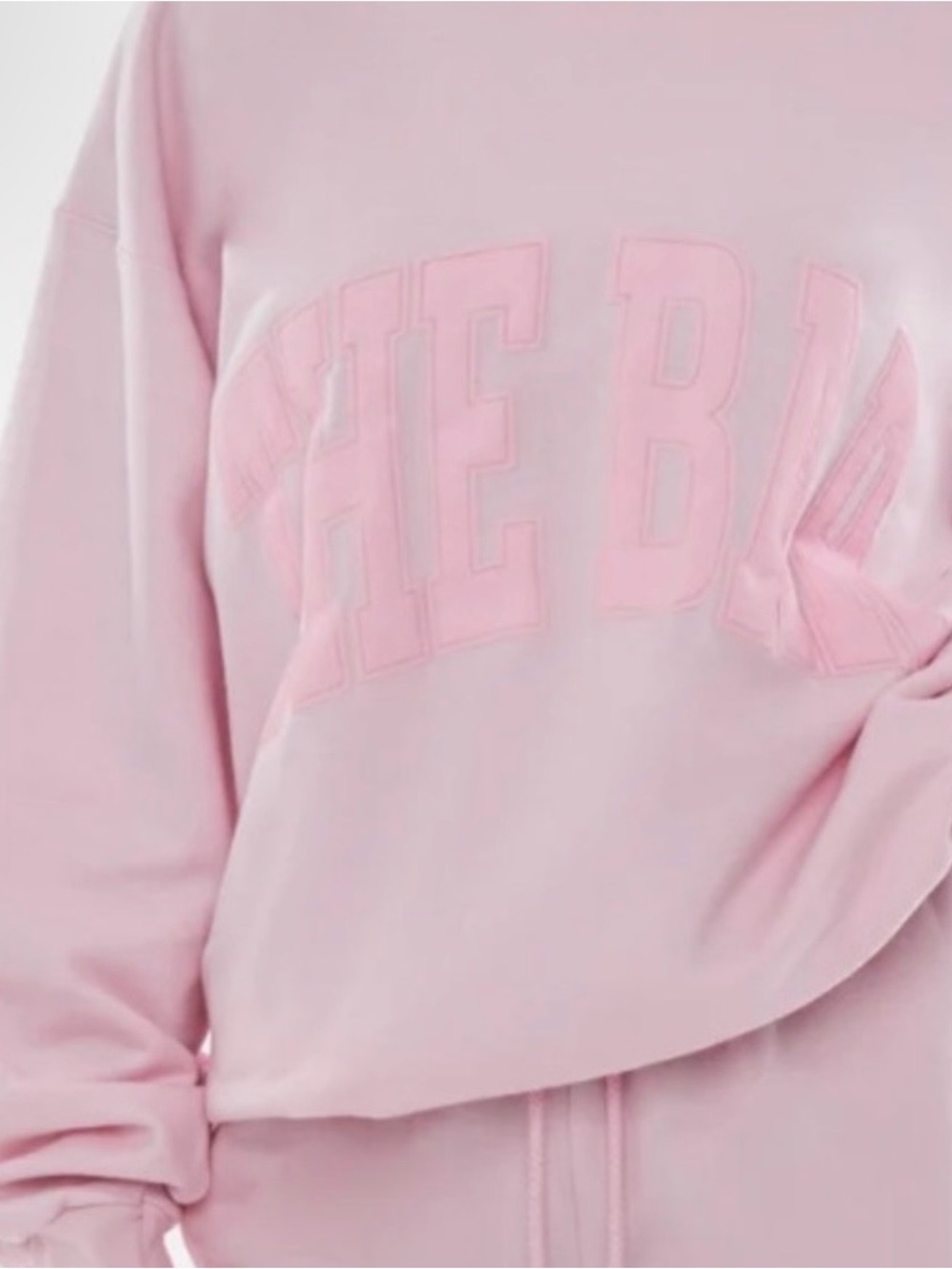 The Bar Varsity Sweatshirt Blush/Pink